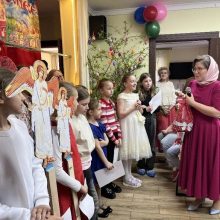 В воскресной школе храма святых мучеников Адриана и Наталии в Бабушкине  прошел большой Пасхальный праздник