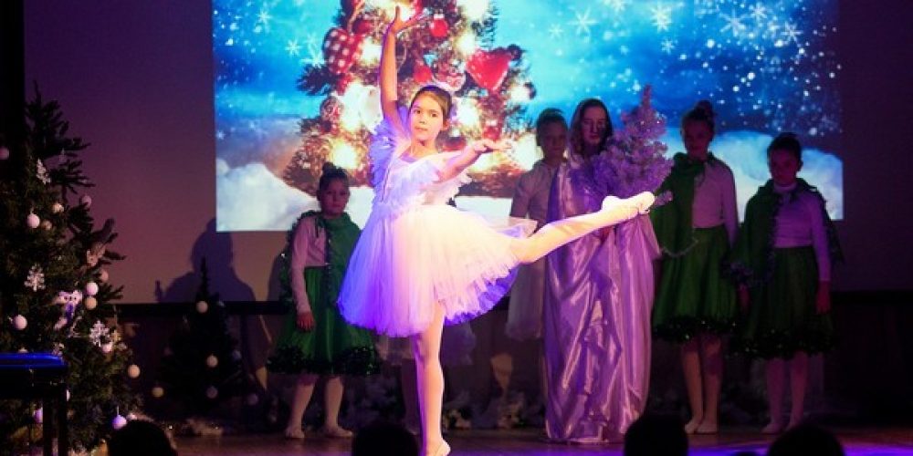 Празднование Рождества Христова воскресной школой при храме Владимирской иконы Божией Матери в Виноградове