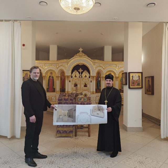 Началась разработка проекта росписи нижнего придела храма святых равноапостольных Мефодия и Кирилла в Ростокине