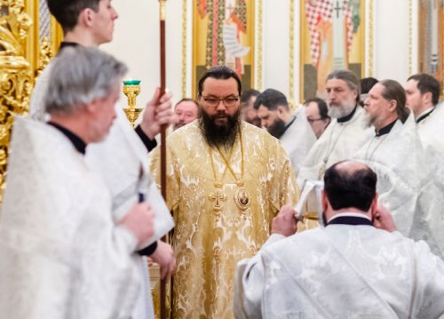 Состоялась соборная служба Северо-Восточного викариатства в храме святых равноапостольных Мефодия и Кирилла в Ростокине