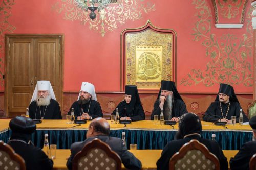 Состоялась встреча Святейшего Патриарха Кирилла с монашеской делегацией Коптской Церкви