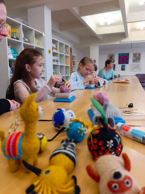 Мастер-класс для воспитанников воскресной школы храма иконы Божией Матери «Живоносный Источник» в Бибиреве