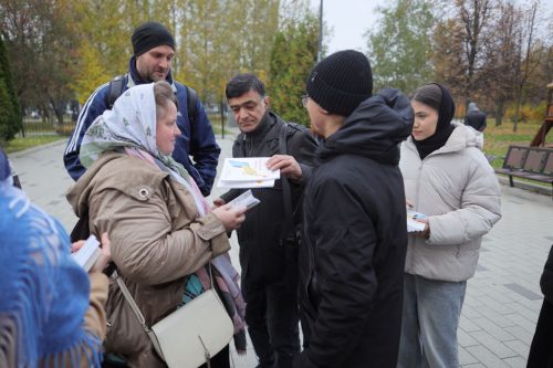 Храм иконы Божией Матери «Неопалимая Купина» в Отрадном провел очередную уличную миссию