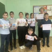 Миссионерское мероприятие в начальных классах ГБОУ Школа №1412 от храма преподобного Сергия Радонежского в Бибиреве