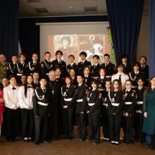 Клирик храма Покрова Пресвятой Богородицы в Медведкове встретился с кадетами-старшеклассниками ГБОУ № 285
