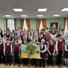 В православной школе имени преподобного Сергия Радонежского в усадьбе Свиблово отметили новый государственный праздник — День коренных малочисленных народов России