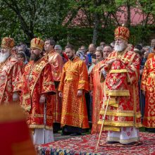 В праздник Собора новомучеников, в Бутове пострадавших, митрополит Арсений сослужил за Литургией на Бутовском полигоне